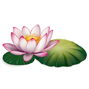 Simple Lotus Flower PNG 06202024