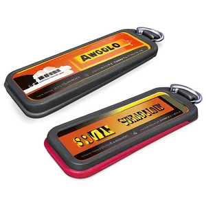 Simple Luggage Tag PNG Cga24