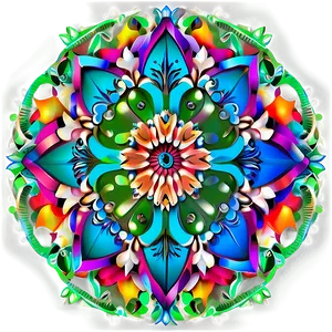 Simple Mandala Art Png Ksw16 PNG image