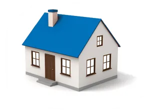 Simple Model House Graphic PNG image