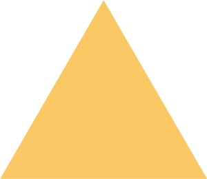 Simple Orange Triangle Graphic PNG image