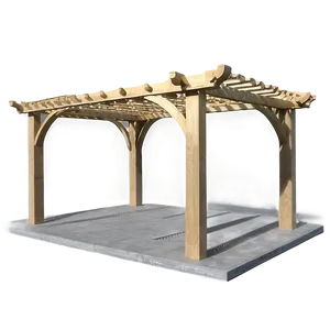 Simple Pergola Design PNG 06132024