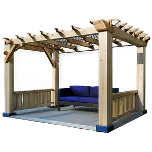 Simple Pergola Design PNG 06132024 PNG