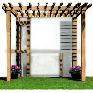 Simple Pergola Design PNG Xmb PNG