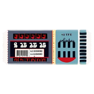 Simple Raffle Ticket PNG 06262024
