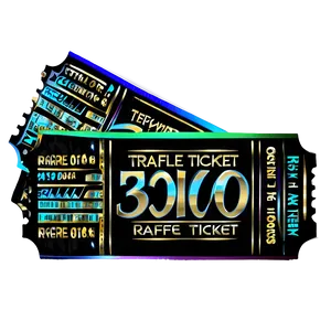 Simple Raffle Ticket PNG 23