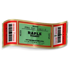 Simple Raffle Ticket PNG Oyp