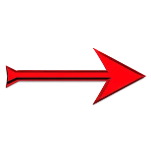 Simple Red Arrow Png 06132024 PNG image