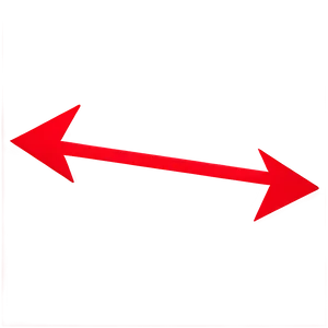 Simple Red Arrow Png Wth PNG image