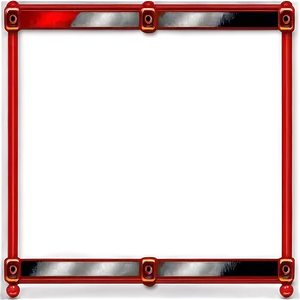 Simple Red Banner Frame PNG Qgw PNG