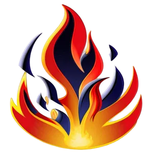 Simple Red Fire Clipart PNG 72 PNG