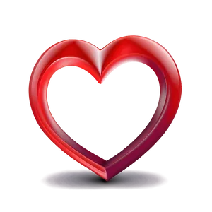 Simple Red Heart Png 35 PNG image