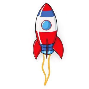 Simple Rocket Clipart Png 06272024 PNG image