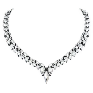 Simple Silver Necklace Png 62 PNG image