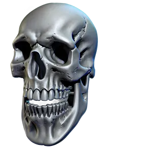 Simple Skull D PNG image