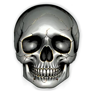 Simple Skull Engraving PNG 96 PNG