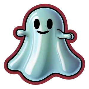 Simple Snapchat Ghost Png 06272024 PNG image