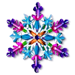 Simple Snowflake Craft PNG 06282024