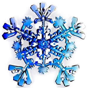 Simple Snowflake Craft PNG 7