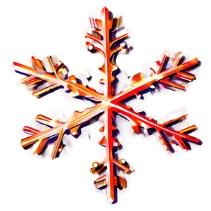 Simple Snowflake Digital Art PNG 47