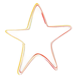 Simple Star Vector Outline PNG Wtv2 PNG