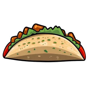 Simple Taco Clipart PNG 06262024 PNG