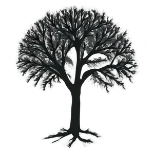 Simple Tree Silhouette Png Ngf PNG image