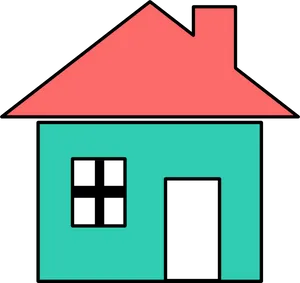 Simple Vector House Illustration