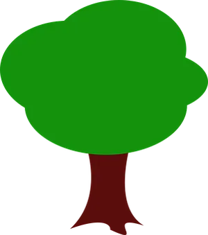Simple Vector Tree Illustration