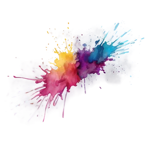 Simple Watercolor Splash PNG Fbj