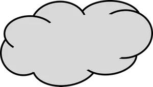 Simple White Cloud Clipart PNG