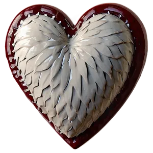 Simple White Heart Design Png 05232024 PNG image