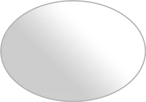 Simple White Oval Shaped Graphic PNG image