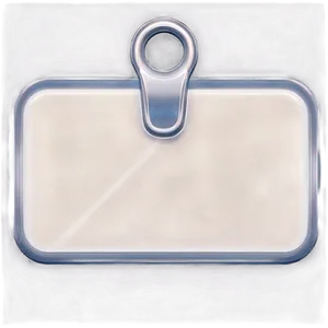 Simple White Rectangle PNG 05252024 PNG
