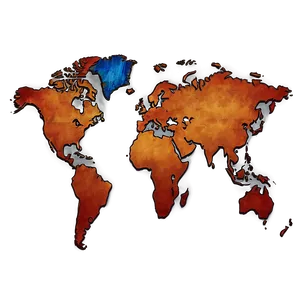Simple World Map Outline PNG Cdm PNG