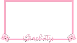 Simplicity_ Floral_ Stream_ Overlay PNG image