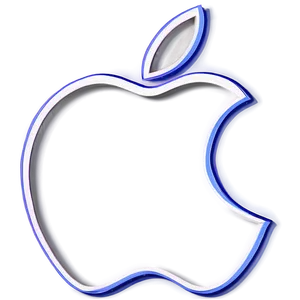 Simplified Apple Logo Outline Png 35 PNG image