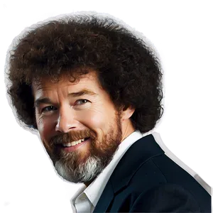 Simplified Bob Ross Hair PNG Qcn