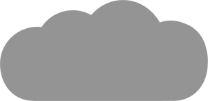 Simplified Cartoon Cloud Graphic