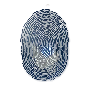 Simplified Fingerprint Silhouette Png 47 PNG image