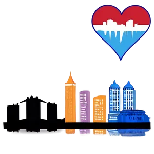 Simplified Las Vegas Skyline PNG Kap54 PNG