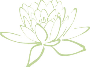 Simplified Lotus Outline PNG image