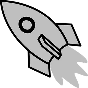 Simplified Rocket Icon