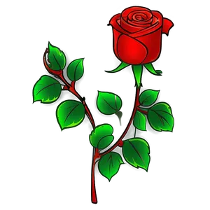 Simplified Rose Drawing Png 89 PNG image