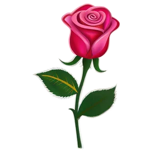 Simplified Rose Drawing PNG Mcb26 PNG