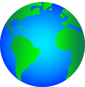 Simplified Vector Globe Graphic PNG image