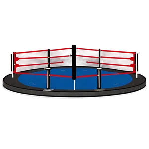 Simplified Wrestling Ring Diagram PNG Fwj50 PNG
