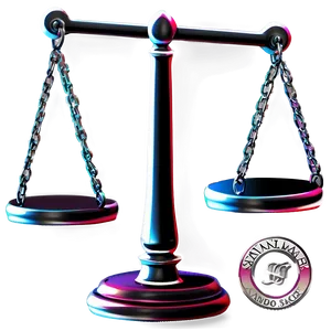 Simplistic Justice Scale PNG 06132024