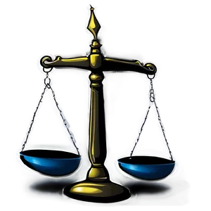 Simplistic Justice Scale PNG Etj
