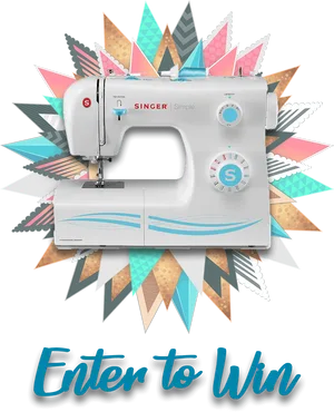 Singer Sewing Machine Giveaway PNG image
